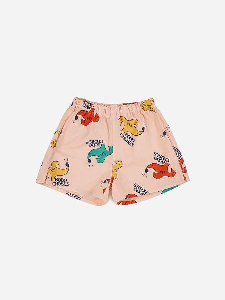 Sniffy Dog all over woven shorts