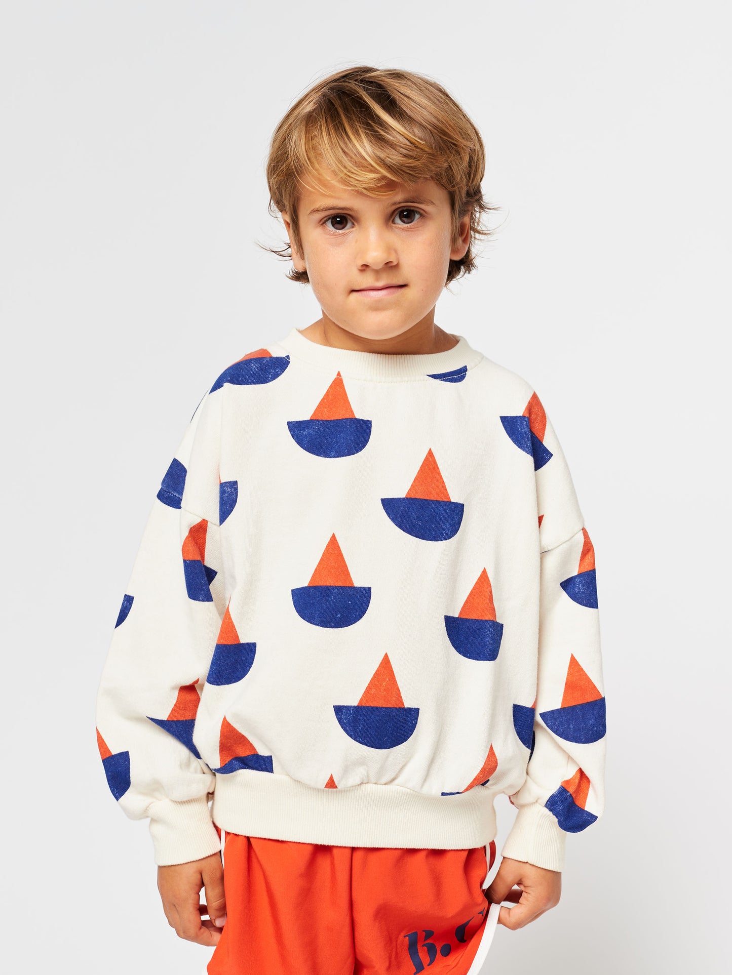 Sailboat all over sweatshirt