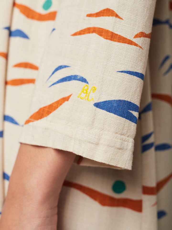 Vestit llarg acampanat nedadors