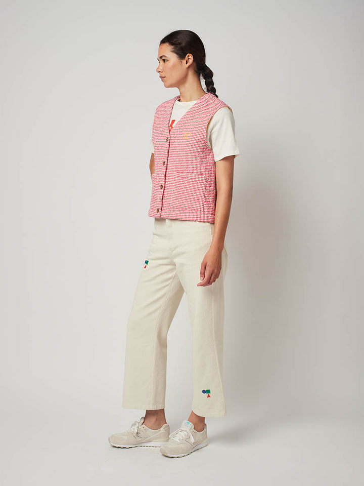 Armilla encoixinada quadre vichy