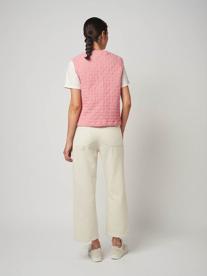 Armilla encoixinada quadre vichy