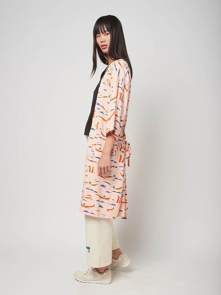 Quimono estampat nedadors