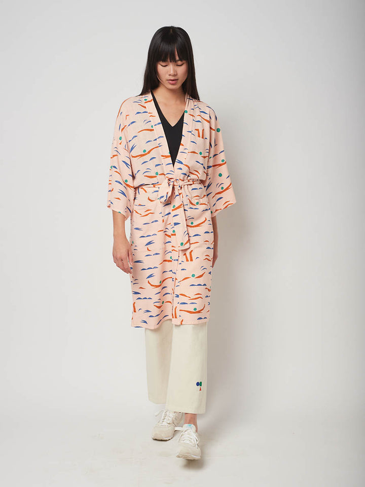 Quimono estampat nedadors