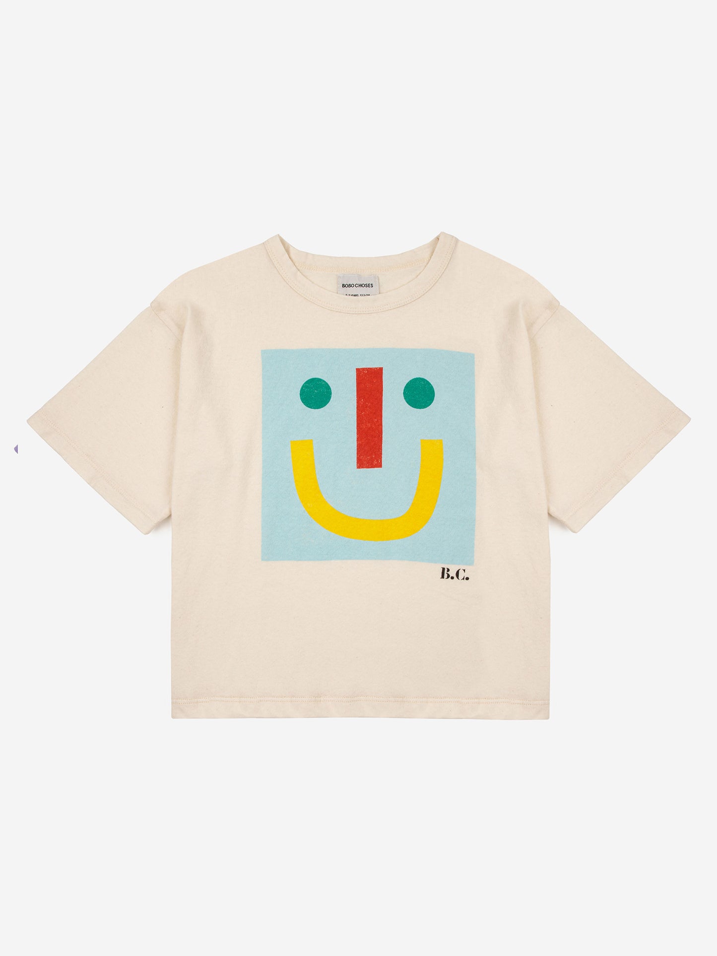 Happy face short sleeve T-shirt