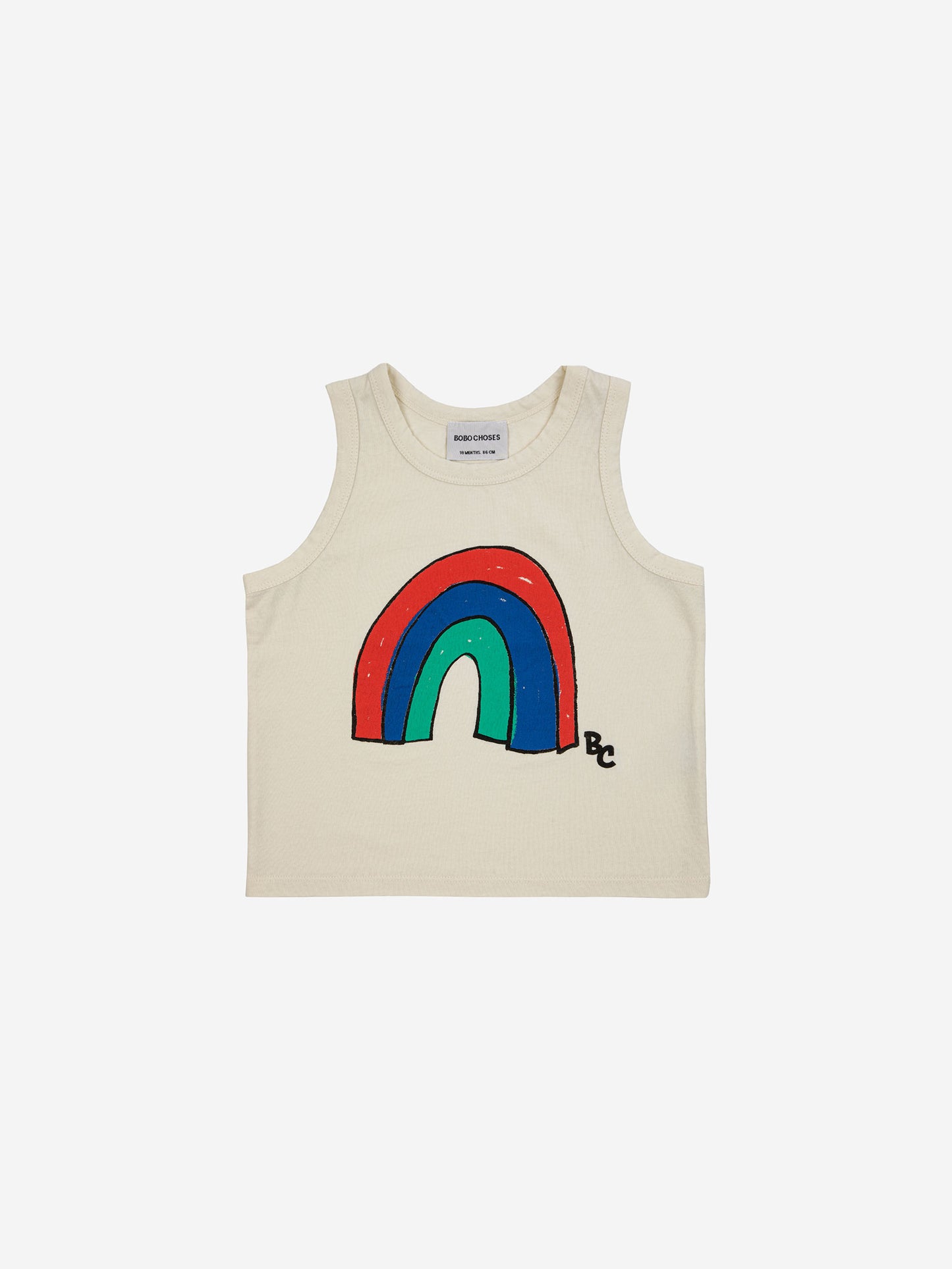 Camiseta de tirantes arco iris