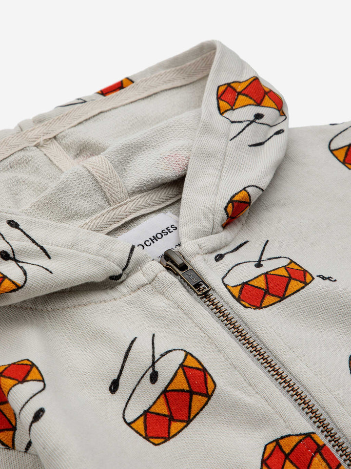 Play the Drum zipped hoodie