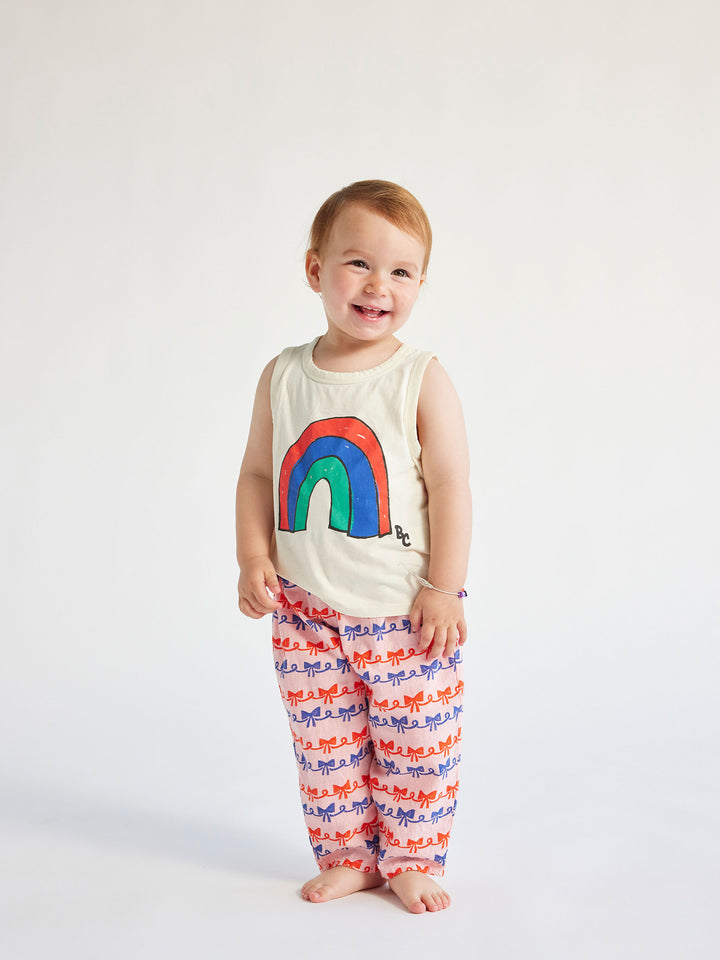 Ribbon Bow all over woven pants