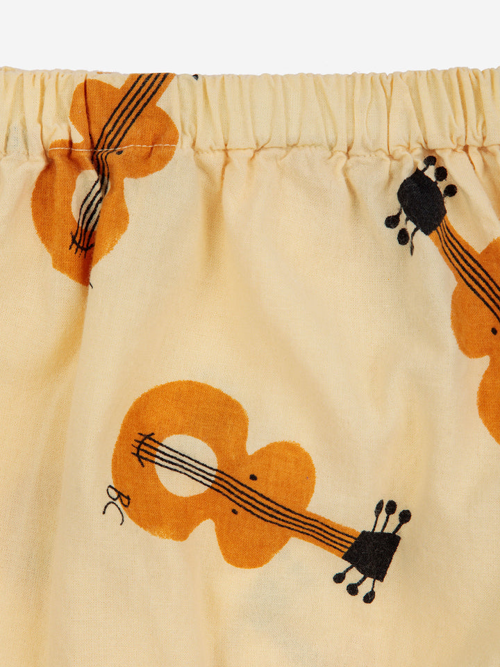 Acoustic Guitar all over woven bloomer