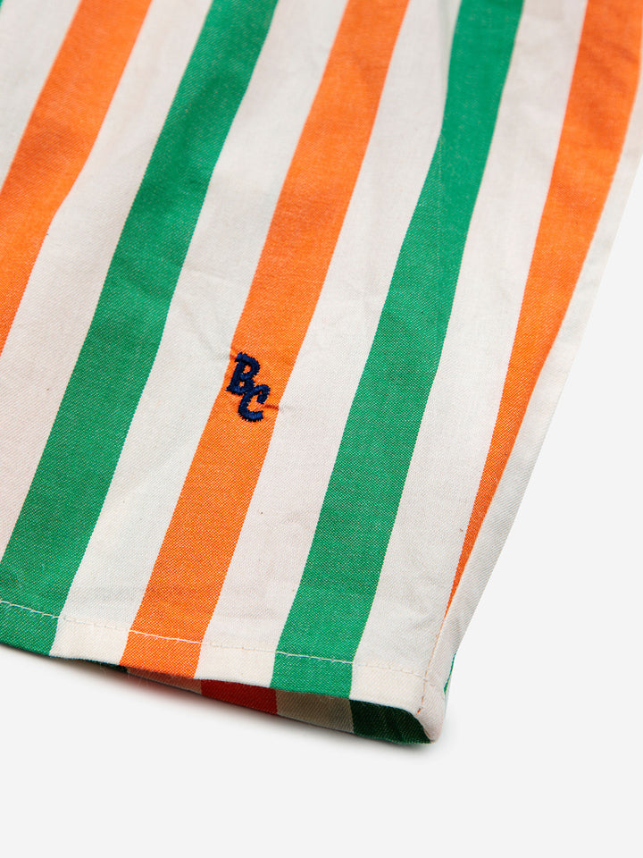 Vertical Stripes woven shorts