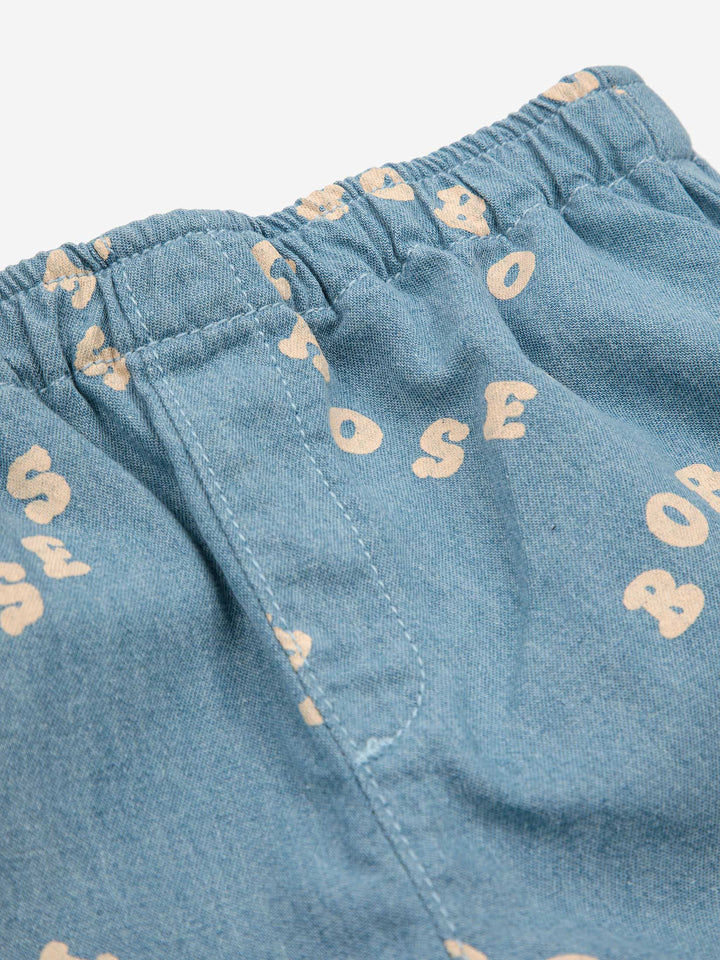 Bobo Choses 서클 데님 버뮤다 쇼츠