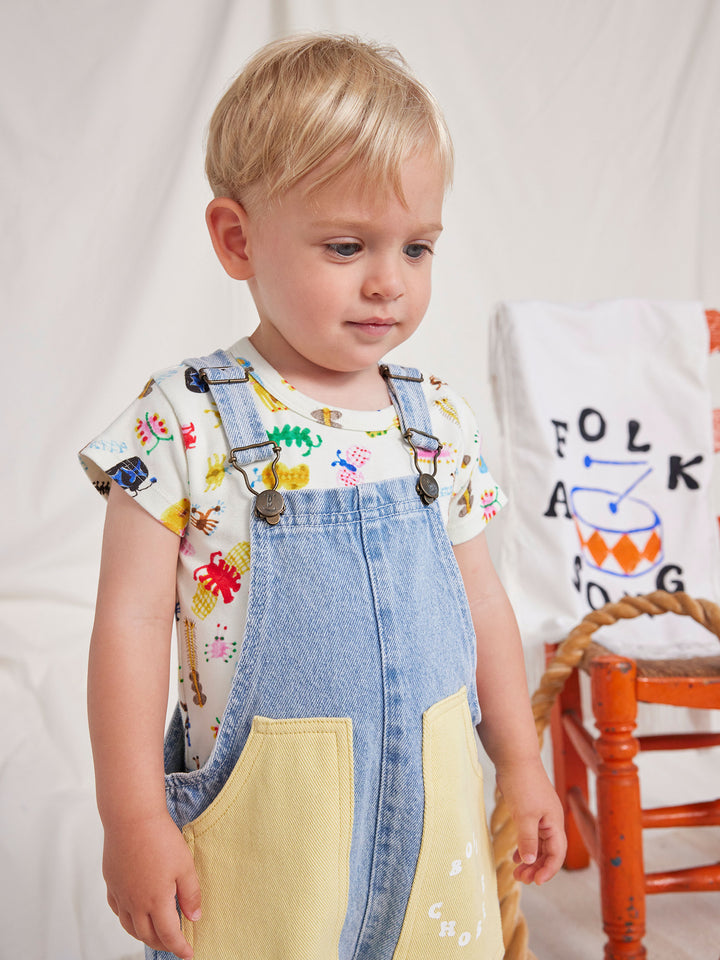 Bobo Choses Circle short dungaree