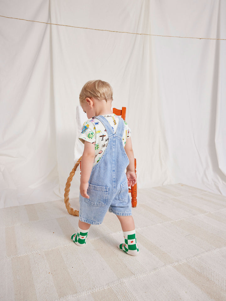 Bobo Choses Circle short dungaree