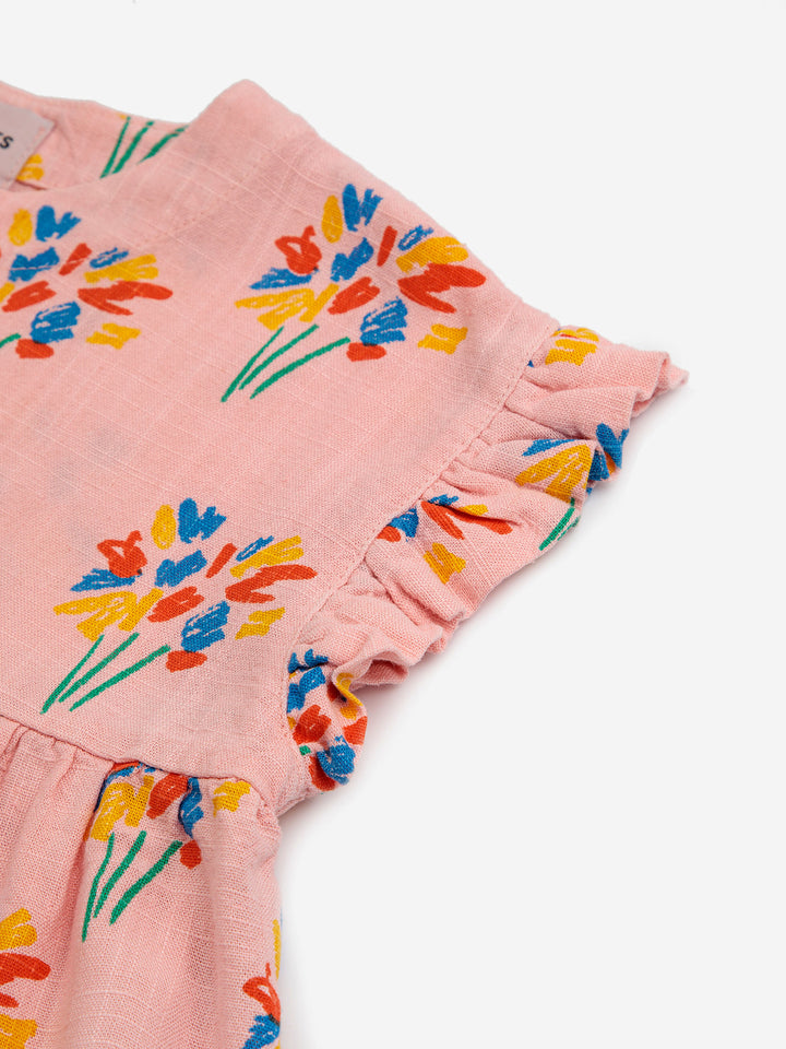 Fireworks all over woven dress