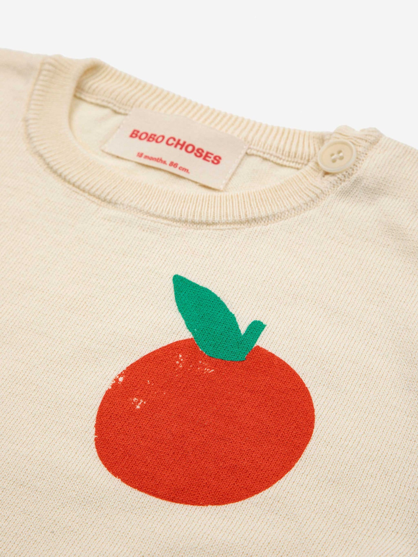 Camiseta de punto tomate