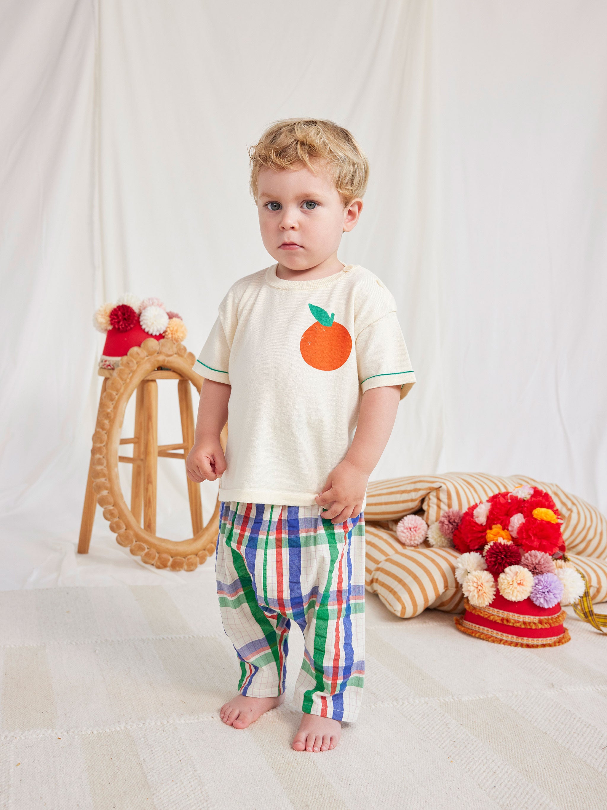 Bobo Choses Tank Top Apples - Honey - 100% Organic Cotton unisex