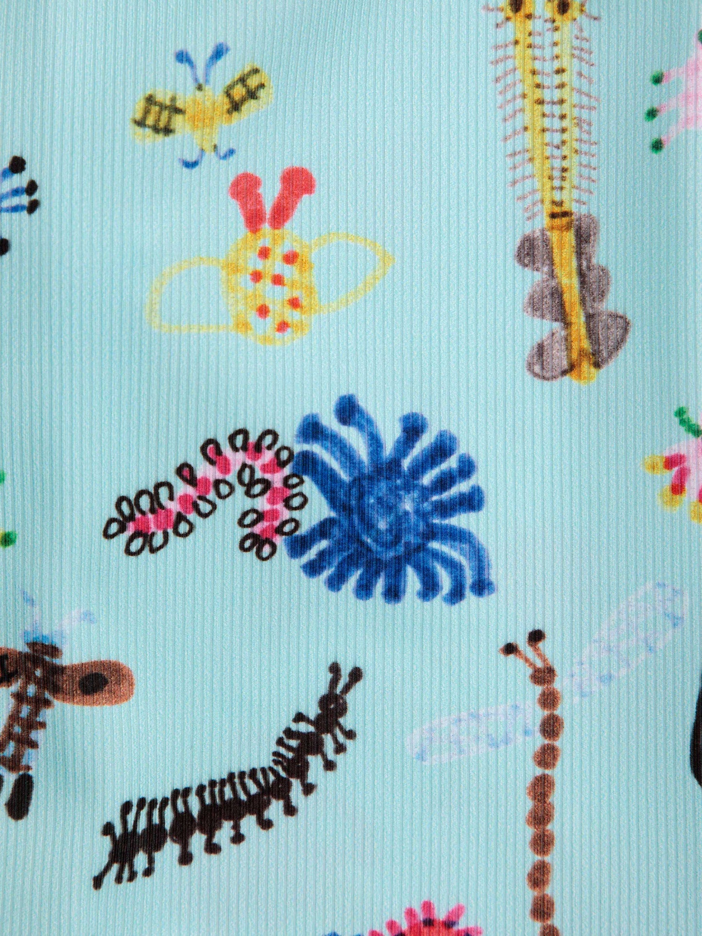Funny Insects all over swim overall
