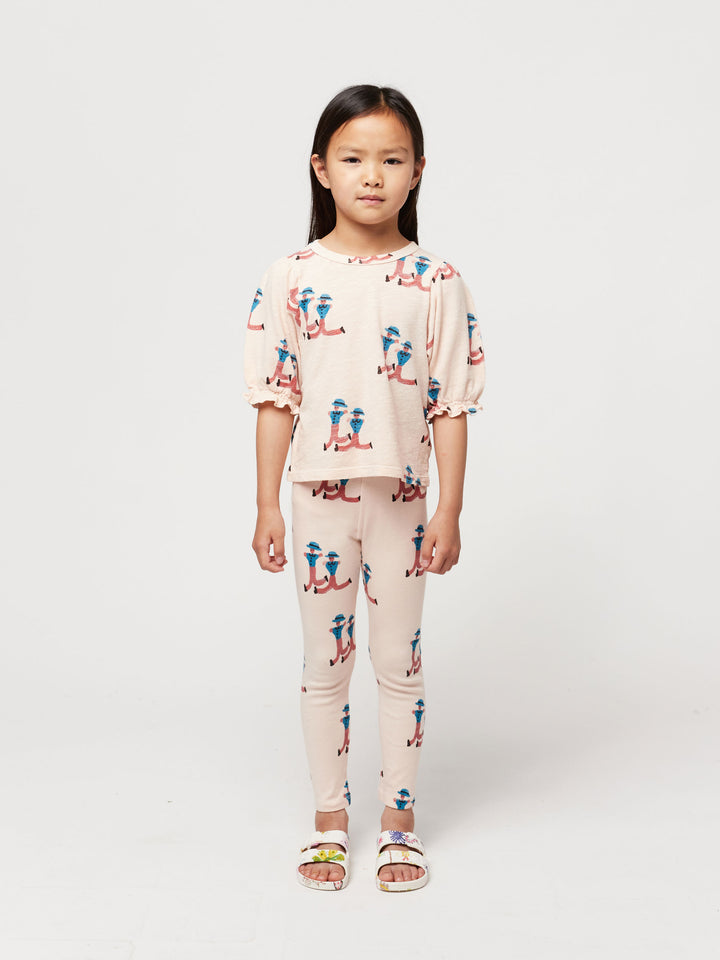 Dancing Giants all over puffed sleeves t-shirt