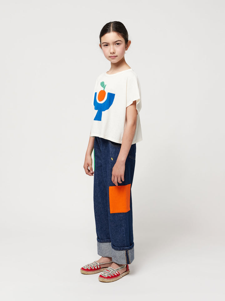 Tomato Plate cropped t-shirt