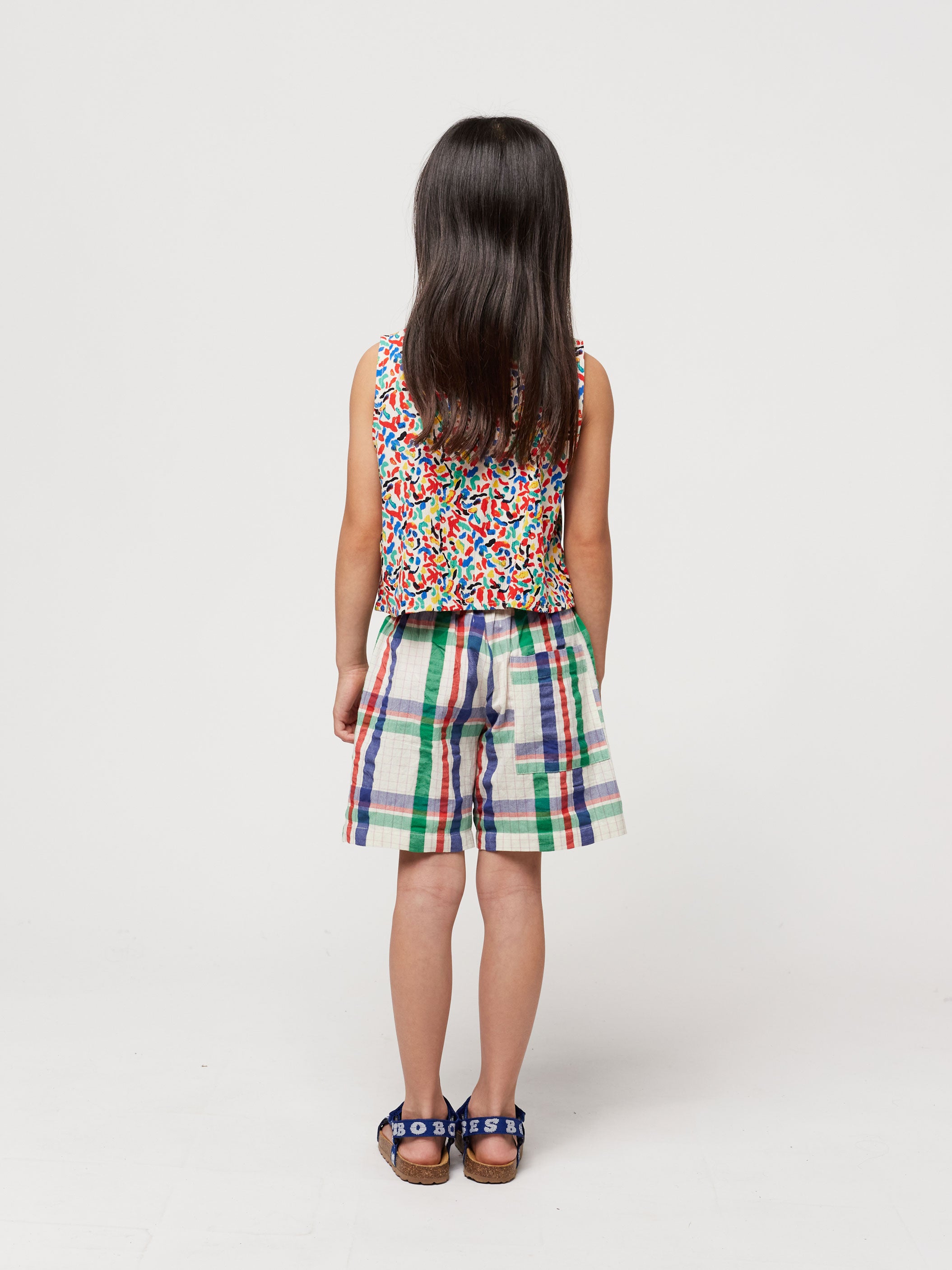 Confetti all over woven top - 2-3Y