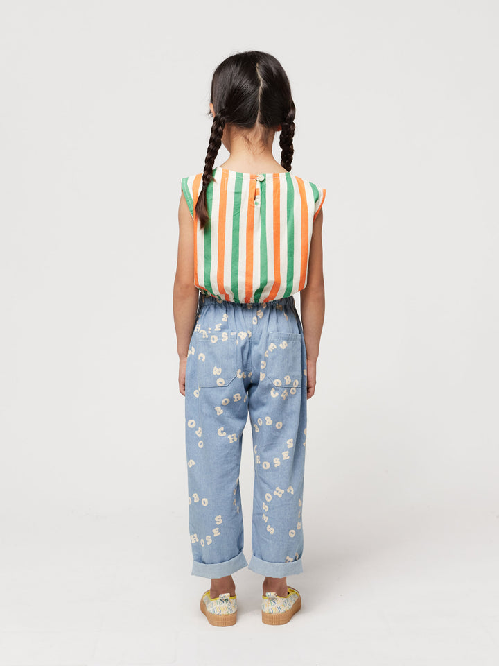 Vertical Stripes woven top