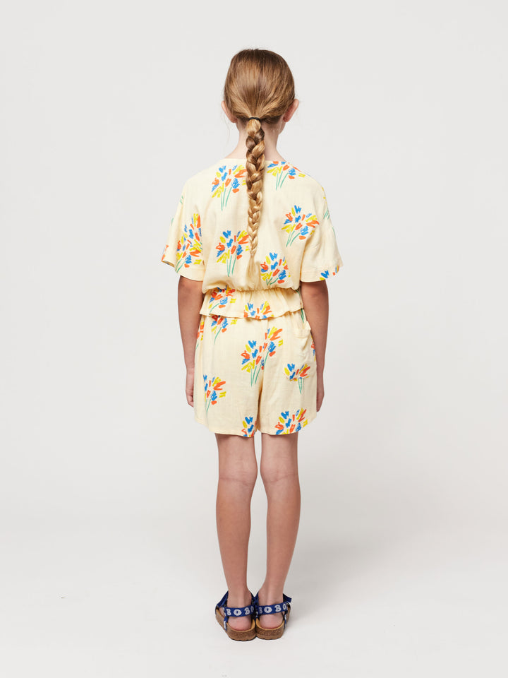 Fireworks all over woven top