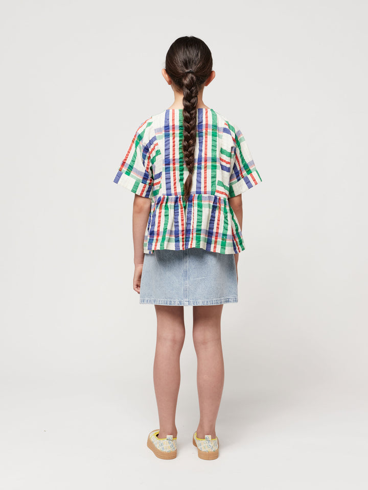 Madras Checks woven top
