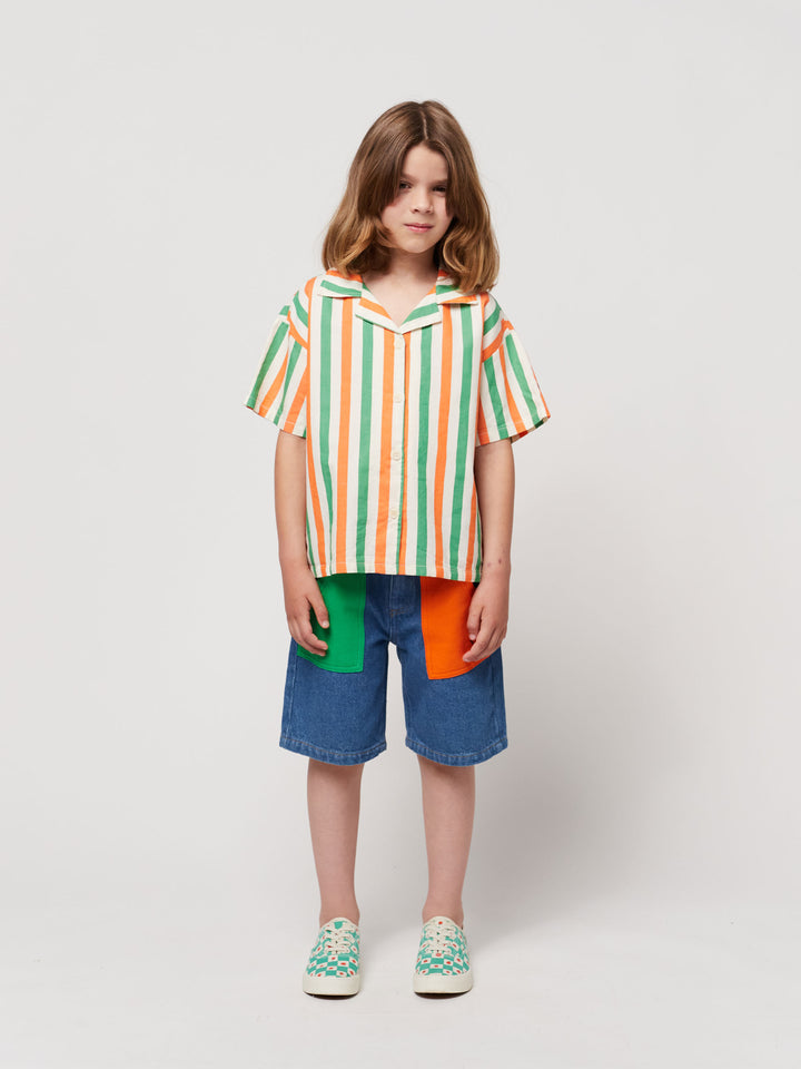 Vertical Stripes woven shirt