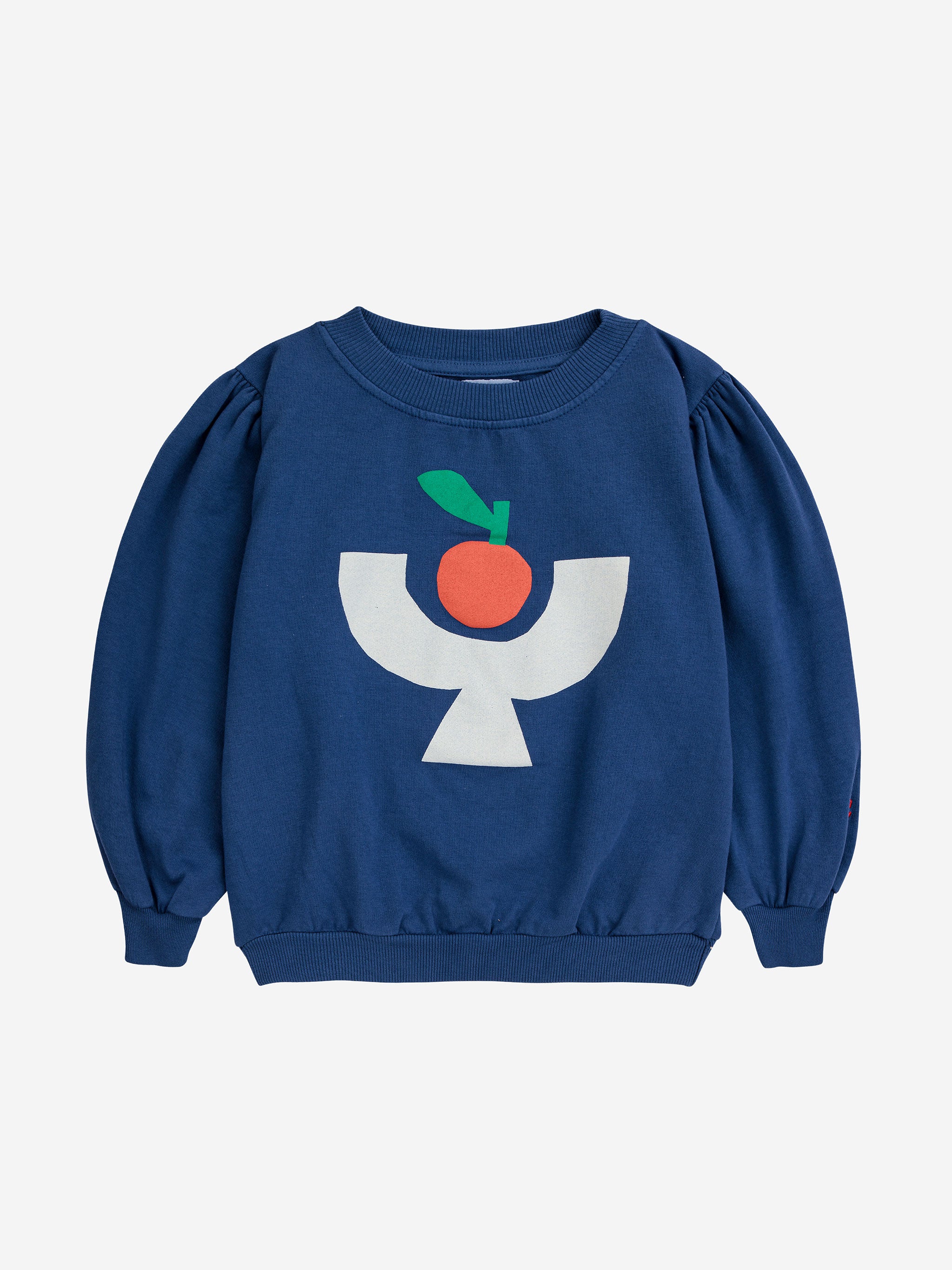 Bobo Choses cat-print detail sweatshirt - Blue
