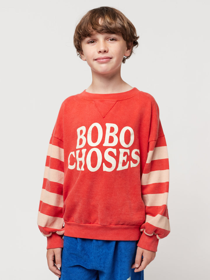 Bobo Choses stripes sweatshirt