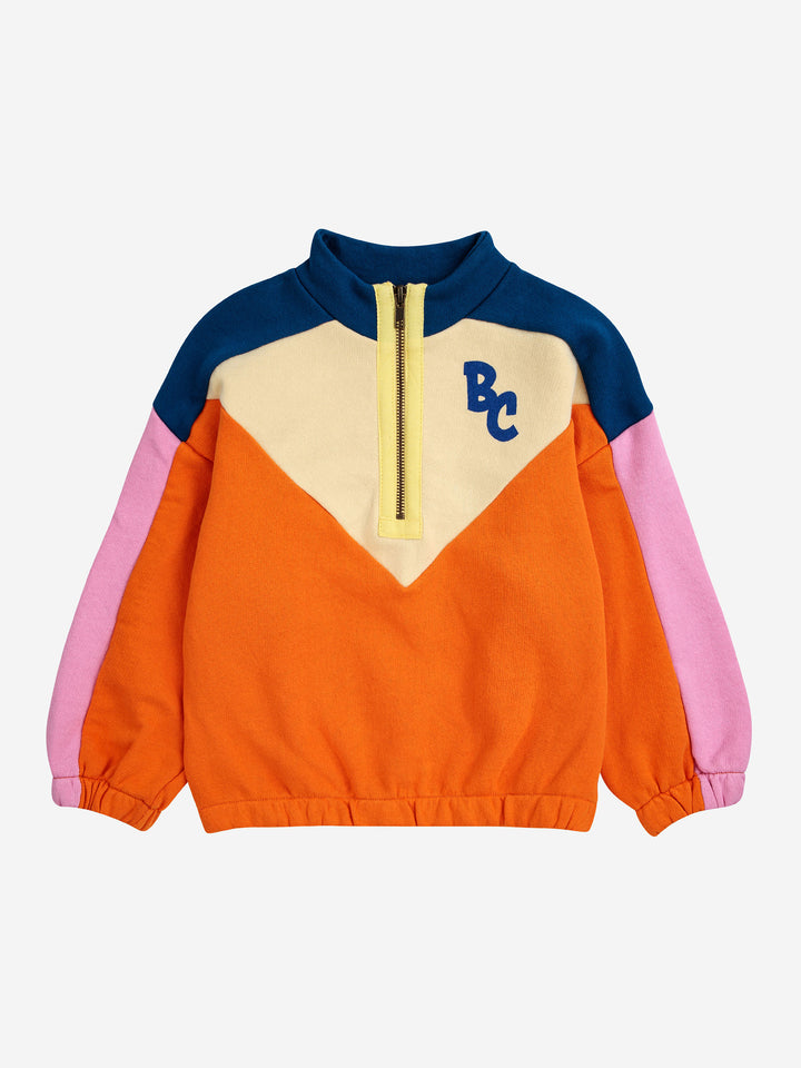 BC Color Block zipped sweatshirt