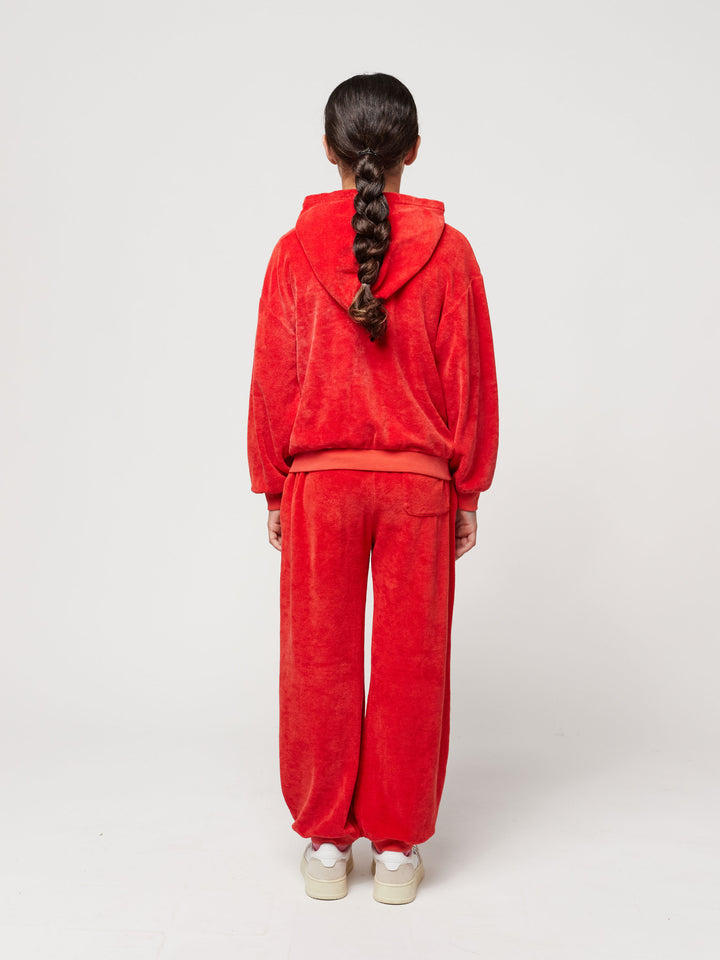 BC terry buttoned hoodie