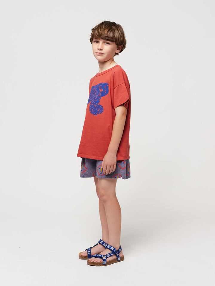 Masks all over woven shorts