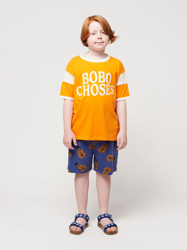 Acoustic Guitar all over bermuda shorts