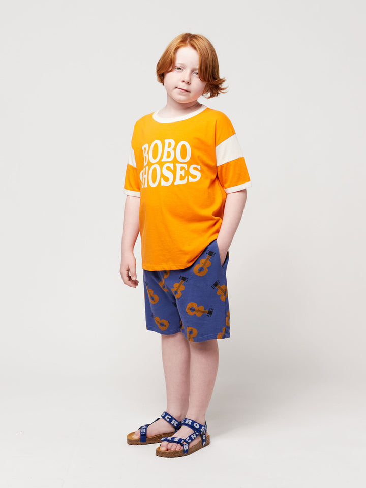 Acoustic Guitar all over bermuda shorts