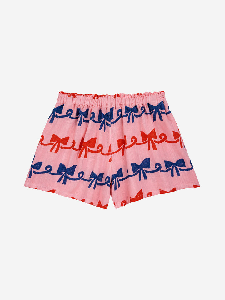 Ribbon Bow all over woven shorts