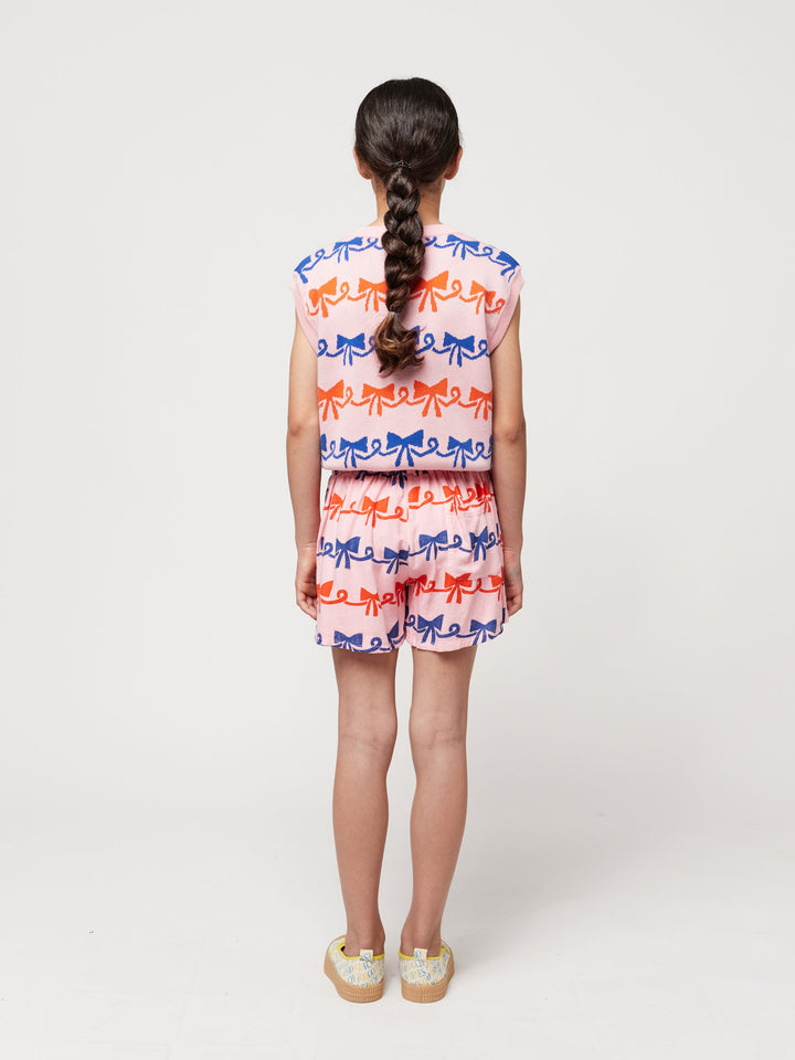 Ribbon Bow all over woven shorts