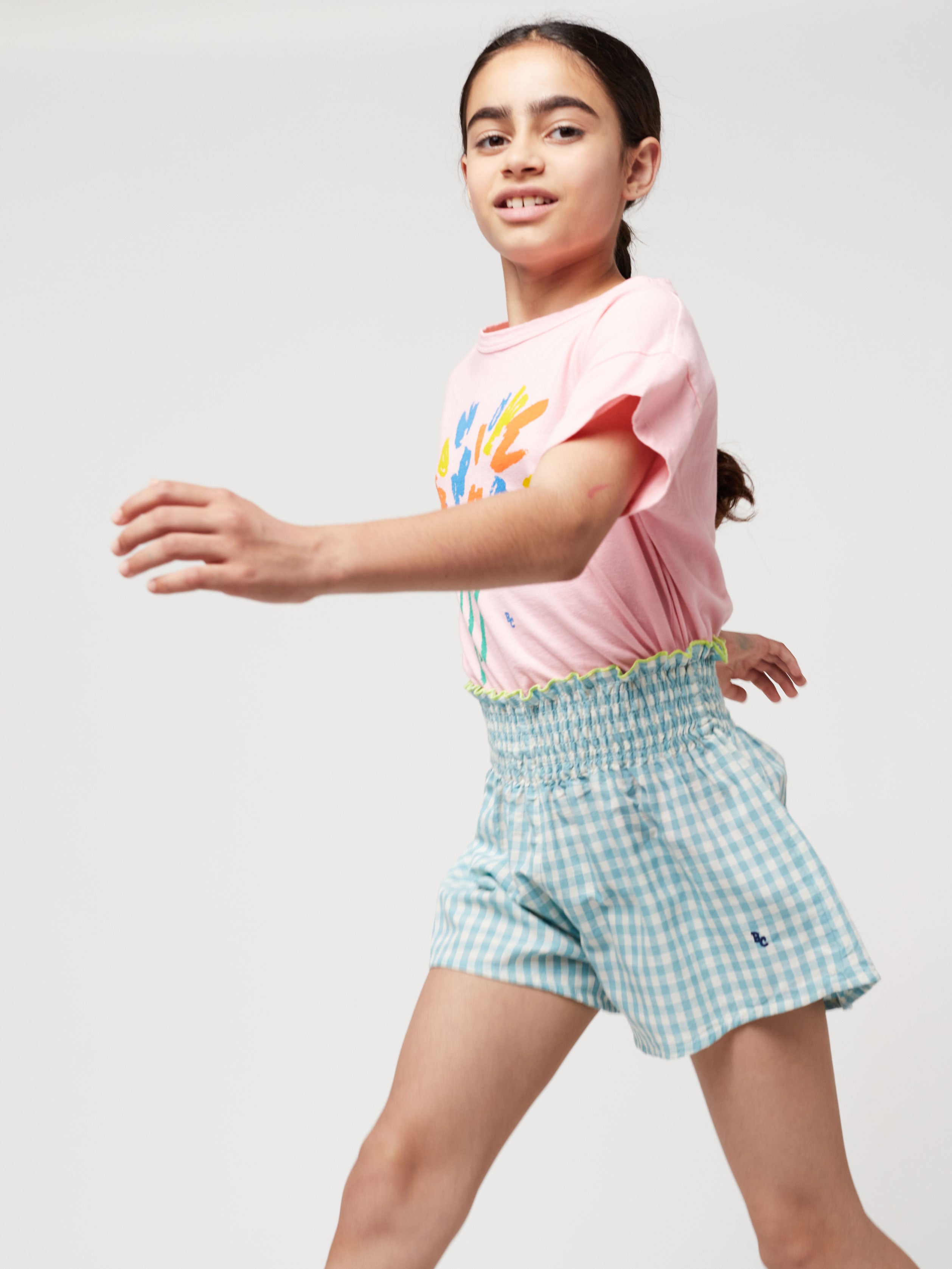 Vichy woven shorts Bobo Choses