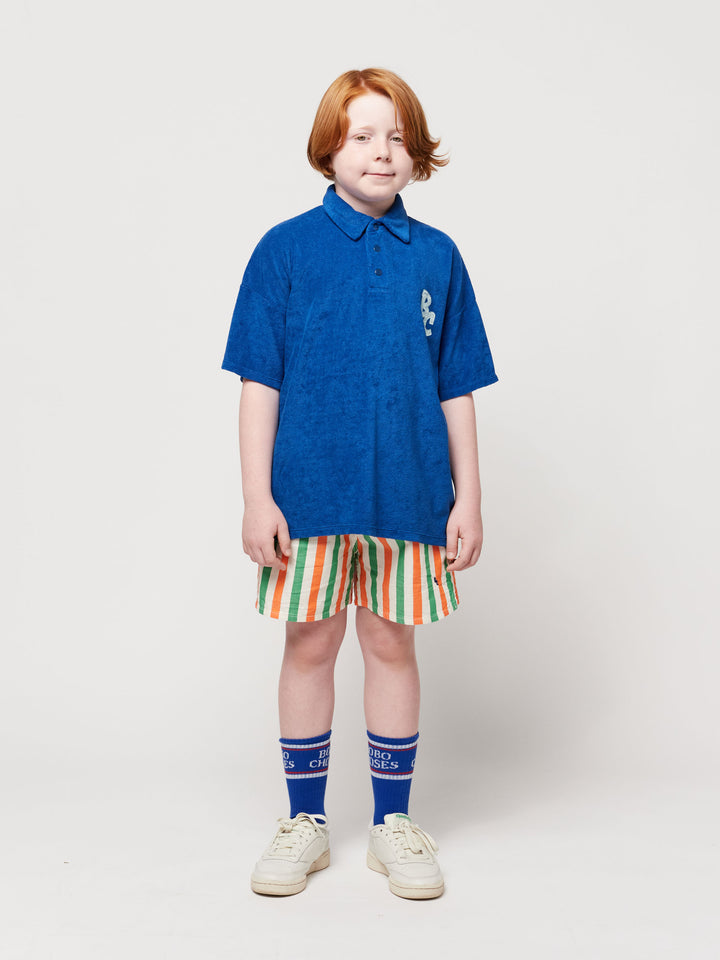 Vertical Stripes woven shorts