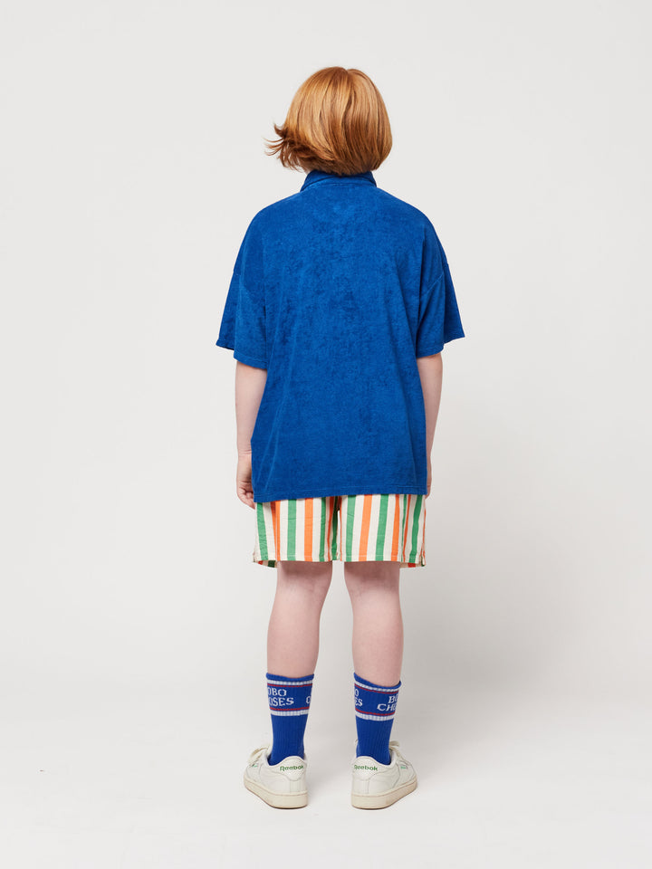 Vertical Stripes woven shorts