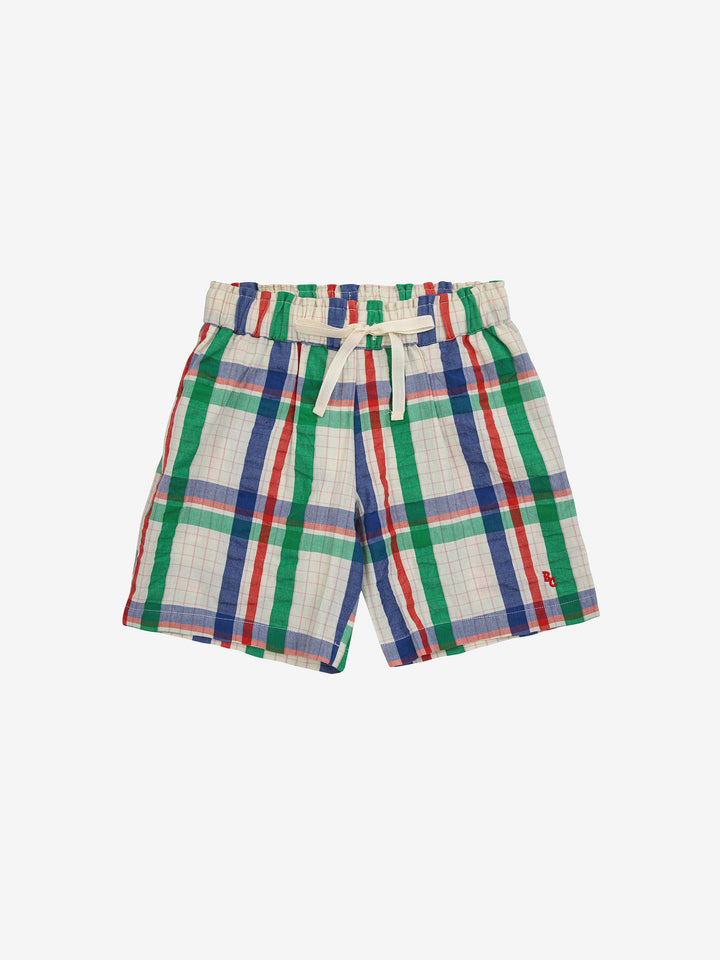 Madras Checks woven bermuda shorts
