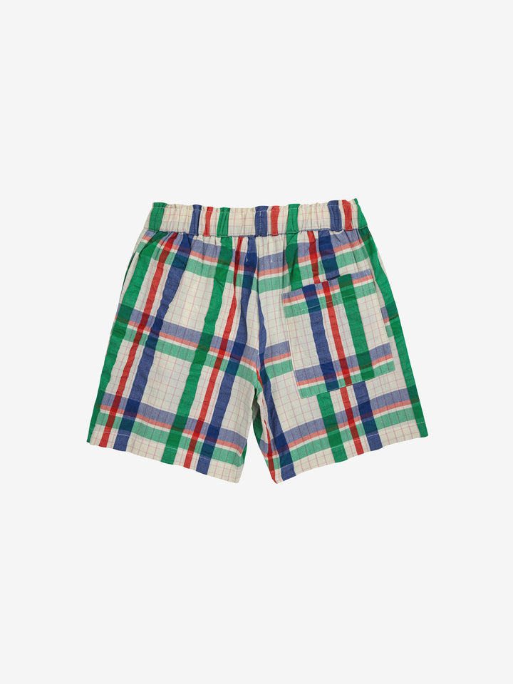 Madras Checks woven bermuda shorts