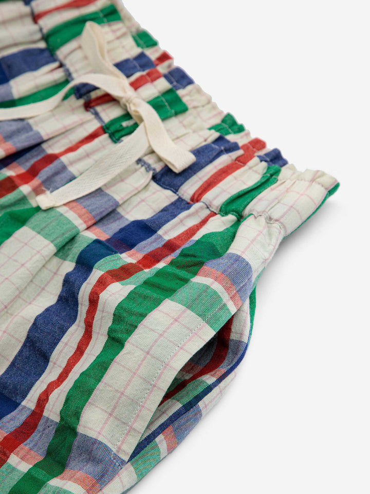 Madras Checks woven bermuda shorts