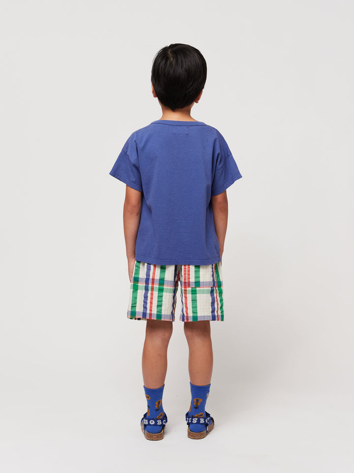Madras Checks woven bermuda shorts