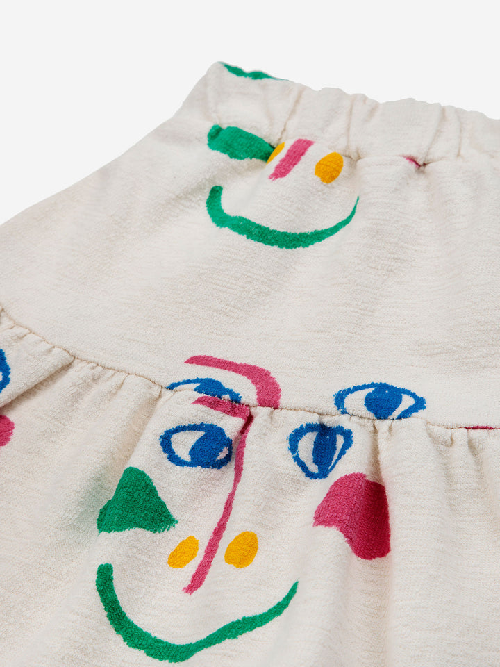 Smiling Mask all over skirt