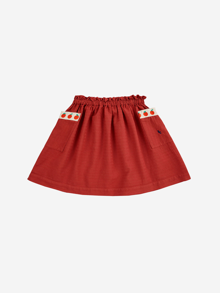 Pockets woven skirt