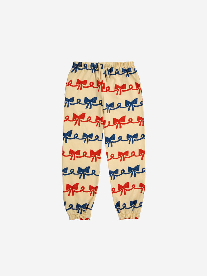Ribbon Bow all over jogging pants