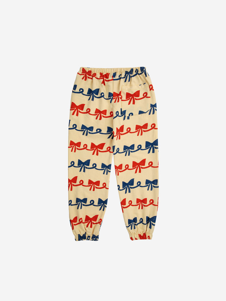 Ribbon Bow all over jogging pants