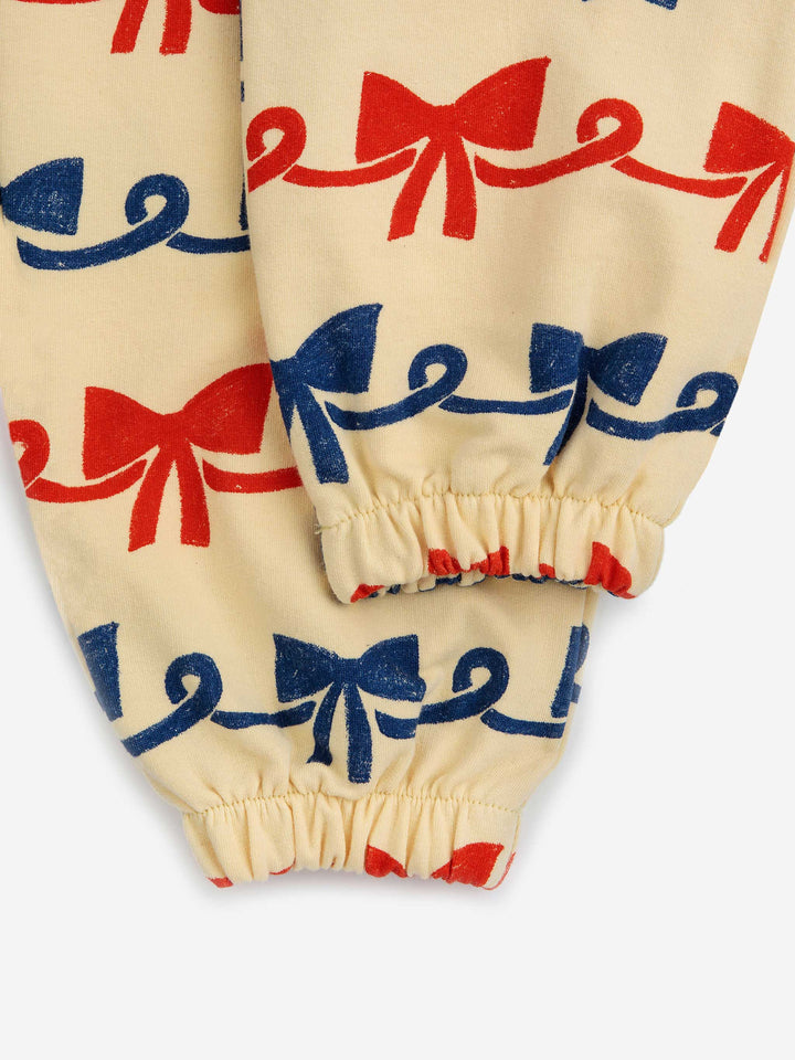 Ribbon Bow all over jogging pants