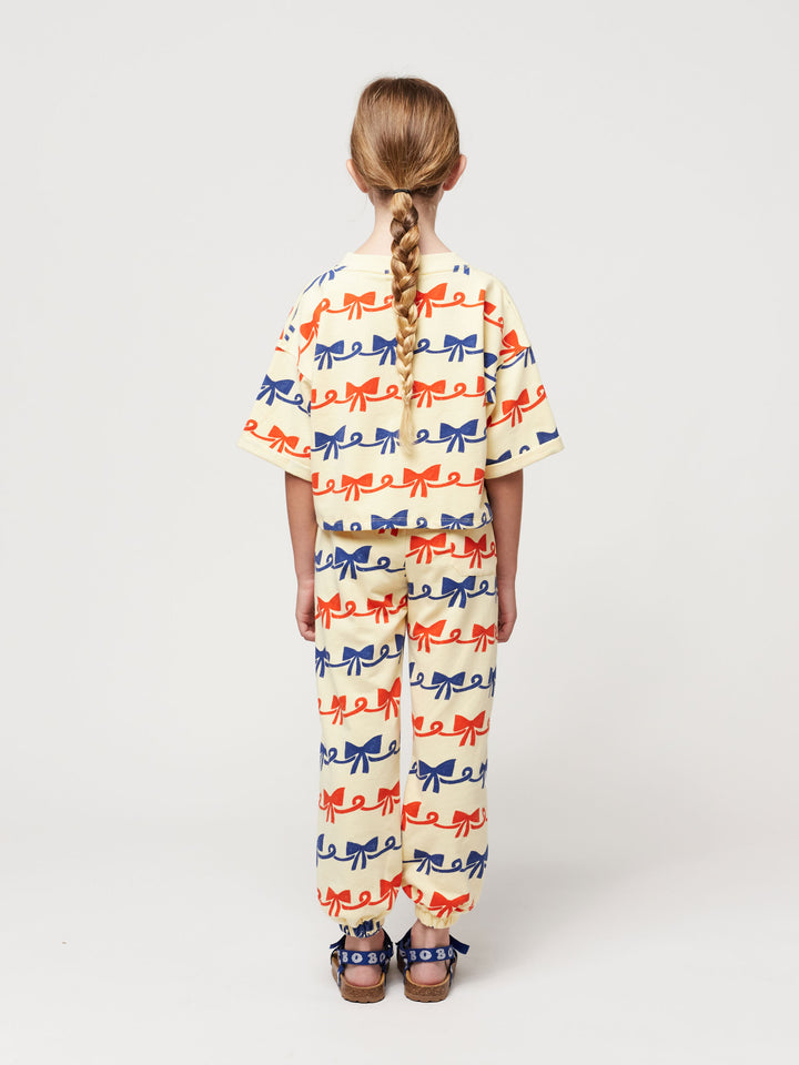 Ribbon Bow all over jogging pants