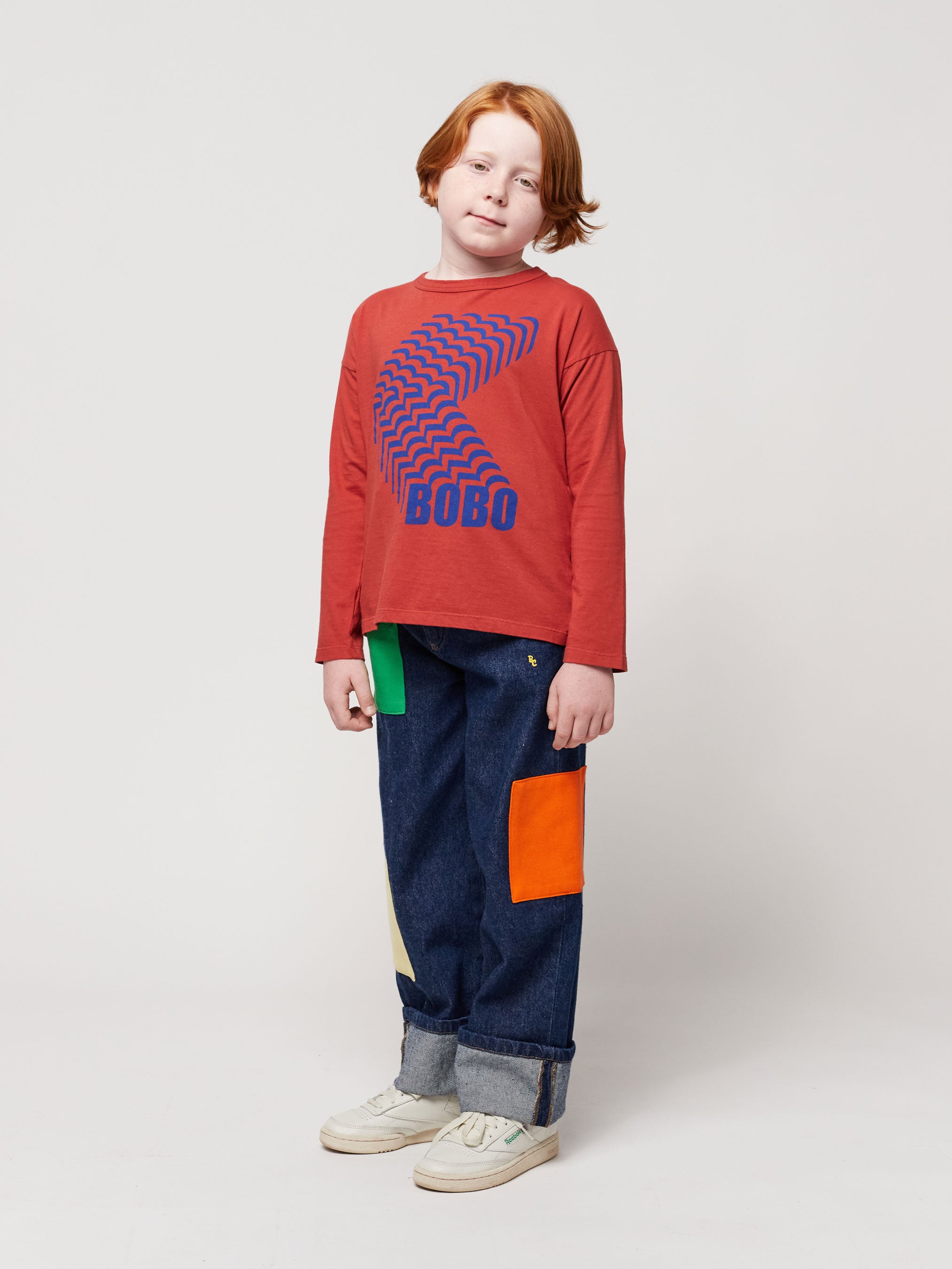 Pants BOBO CHOSES Kids color Orange